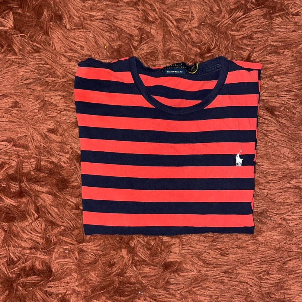 Polo Ralph Lauren Mens medium slim fit striped shirt